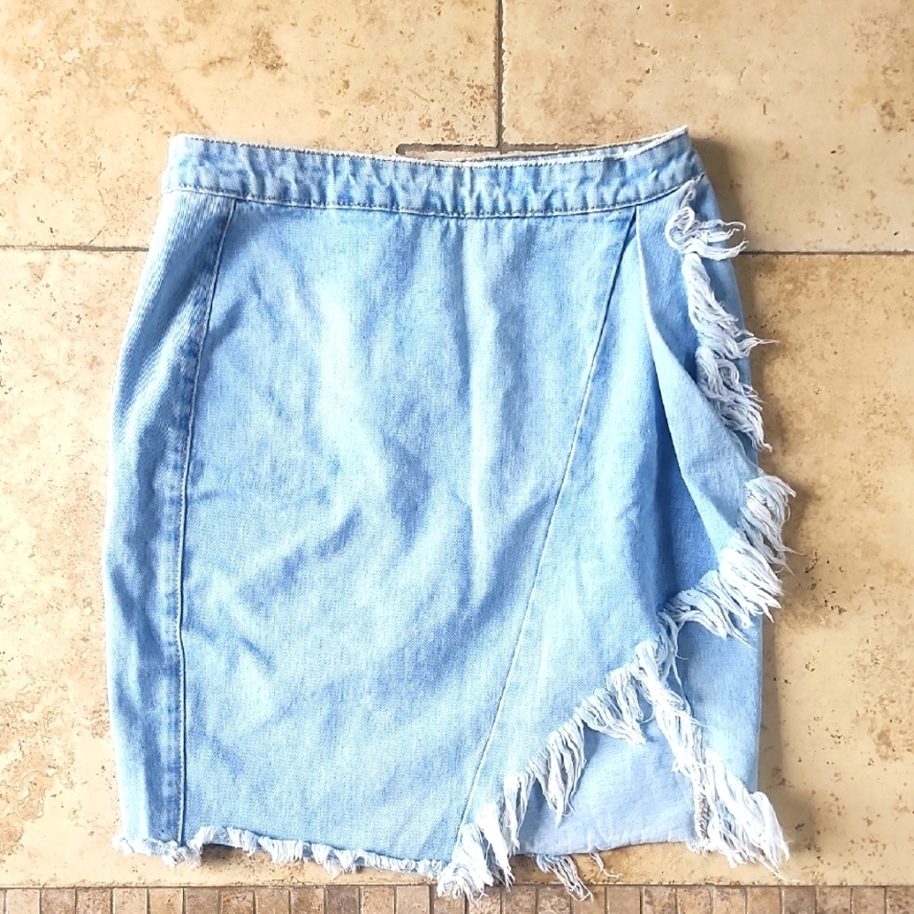 Misguided Denim Skirt
